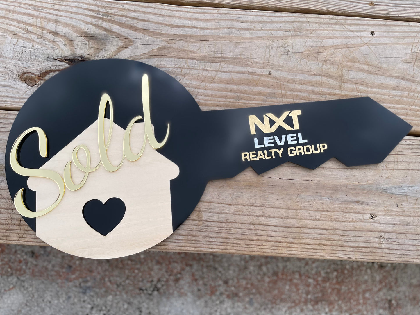 Custom Realtor's Sold Sign Key