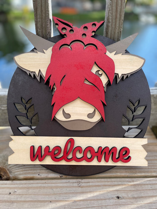 Highland Cow Wall Art